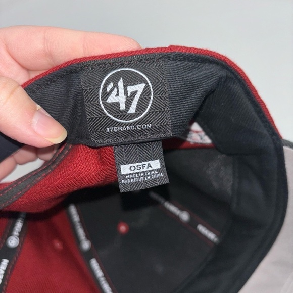 Alabama Crimson Tide men's hat color red and gray - Picture 6 of 6